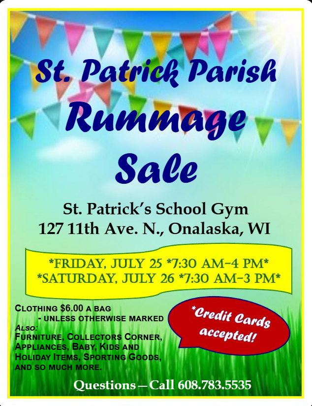 rummage sale 2025